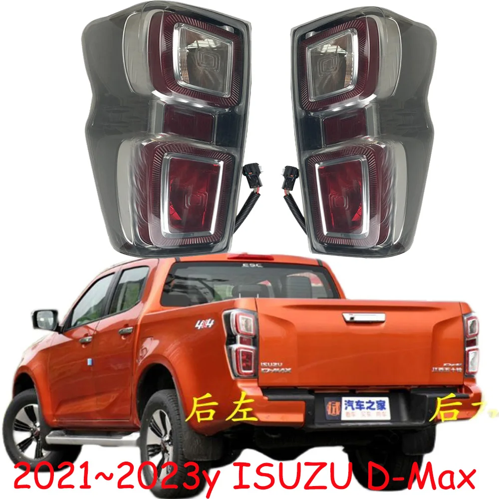 

1pcs car accessories bumper DMAX tail light for Isuzu D-MAX taillight D MAX Taillamp 2021~2023y for Isuzu D-MAX fog lamp