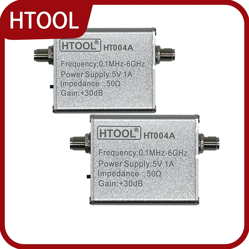 HT004A Charged Ultra-low Noise Amplifier (LNA) Module Used for RF & software defined radio SDR, with typical gain of 20dB 30dB