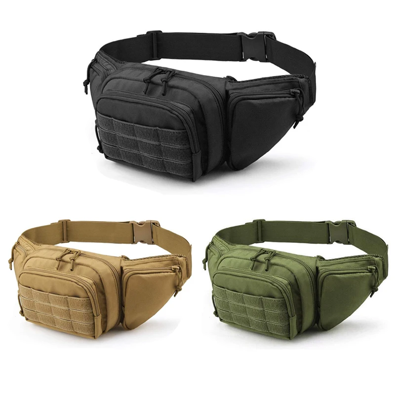 

Outdoor training shooting waist bag chest bag tactical hunting pistol leather case Cs air gun battle bag sports waist bag