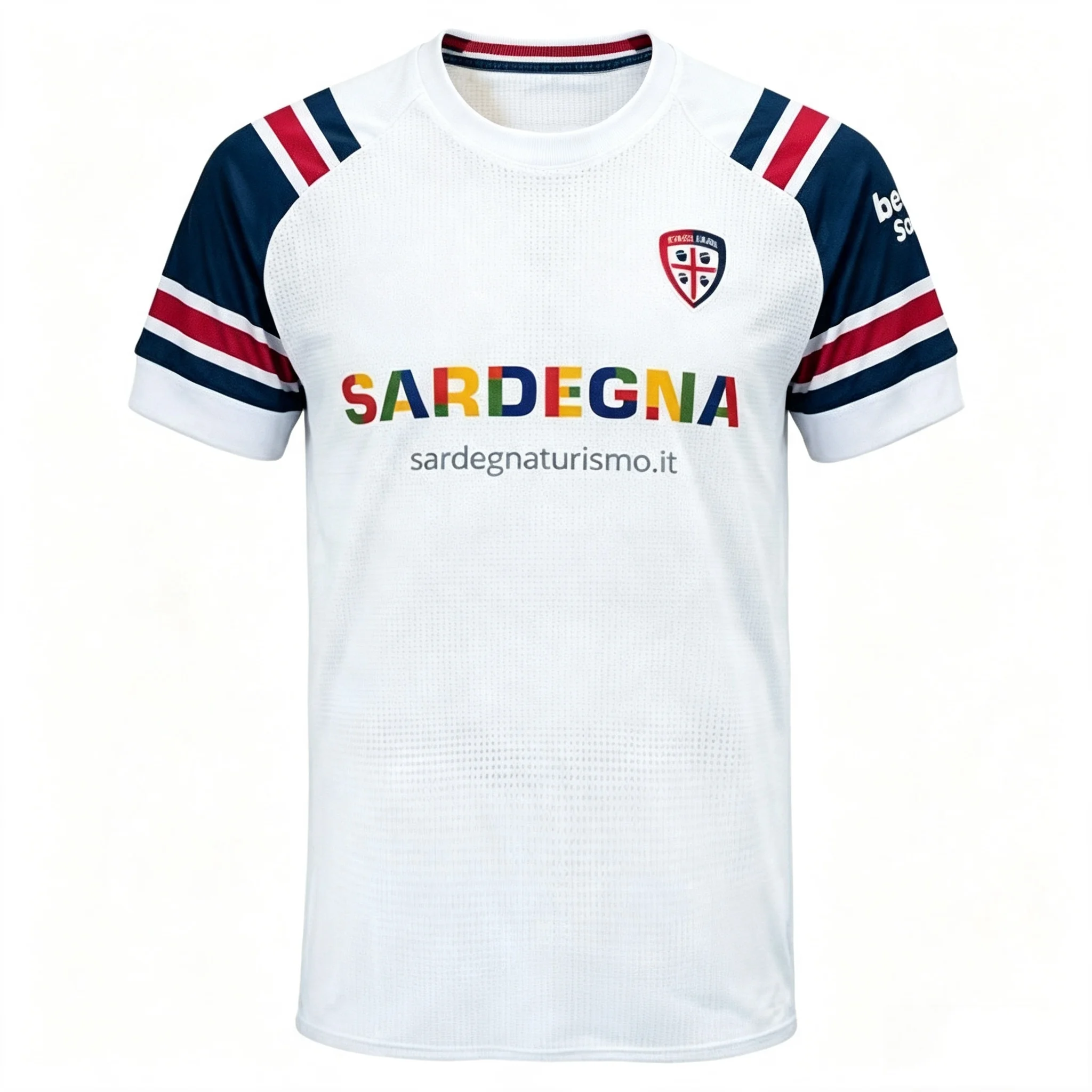 2026 Cagliari 3D-Druck Fußballtrikot Herren Damen Sommer Sport Oversize T-Shirt Atmungsaktiv Schnelltrocknend Streetwear Kleidung – Detail 4