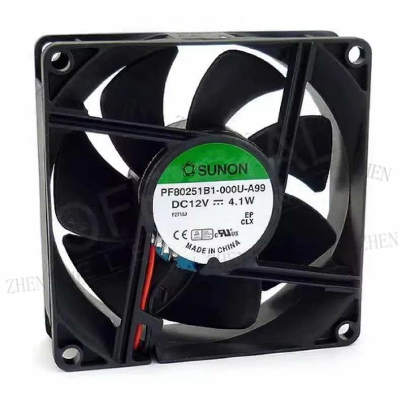 

Y for SUNON PF80251B1-000U-A99 DC12V 4.1W 8 cm cooling fan