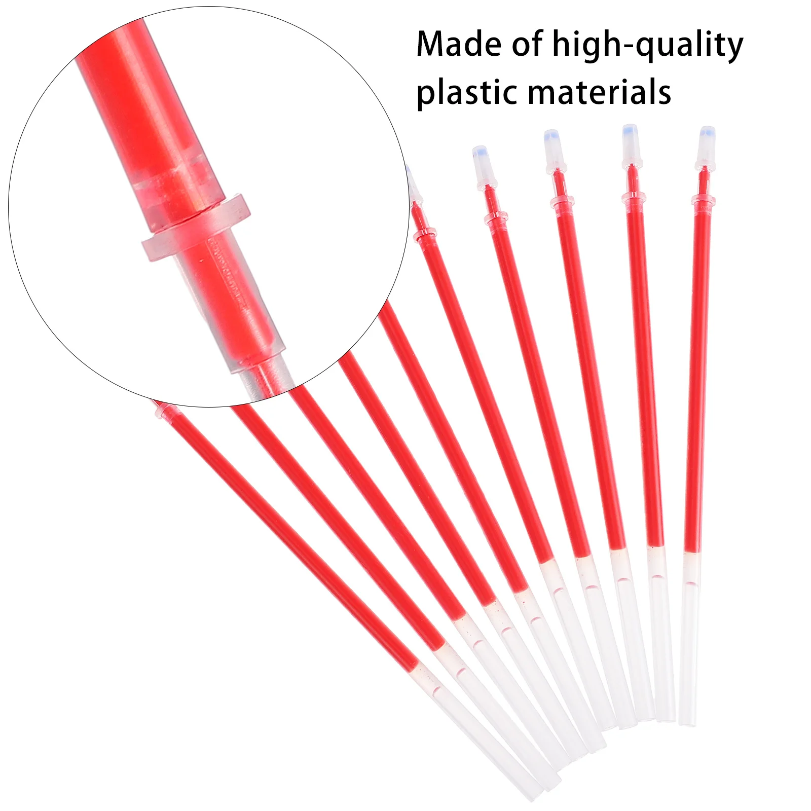 

100Pcs 0.5mm Gel Ink Pen Refills Smooth Writing Replacement Refills for Pens Stationery Supplies Stationery Writing Supplies