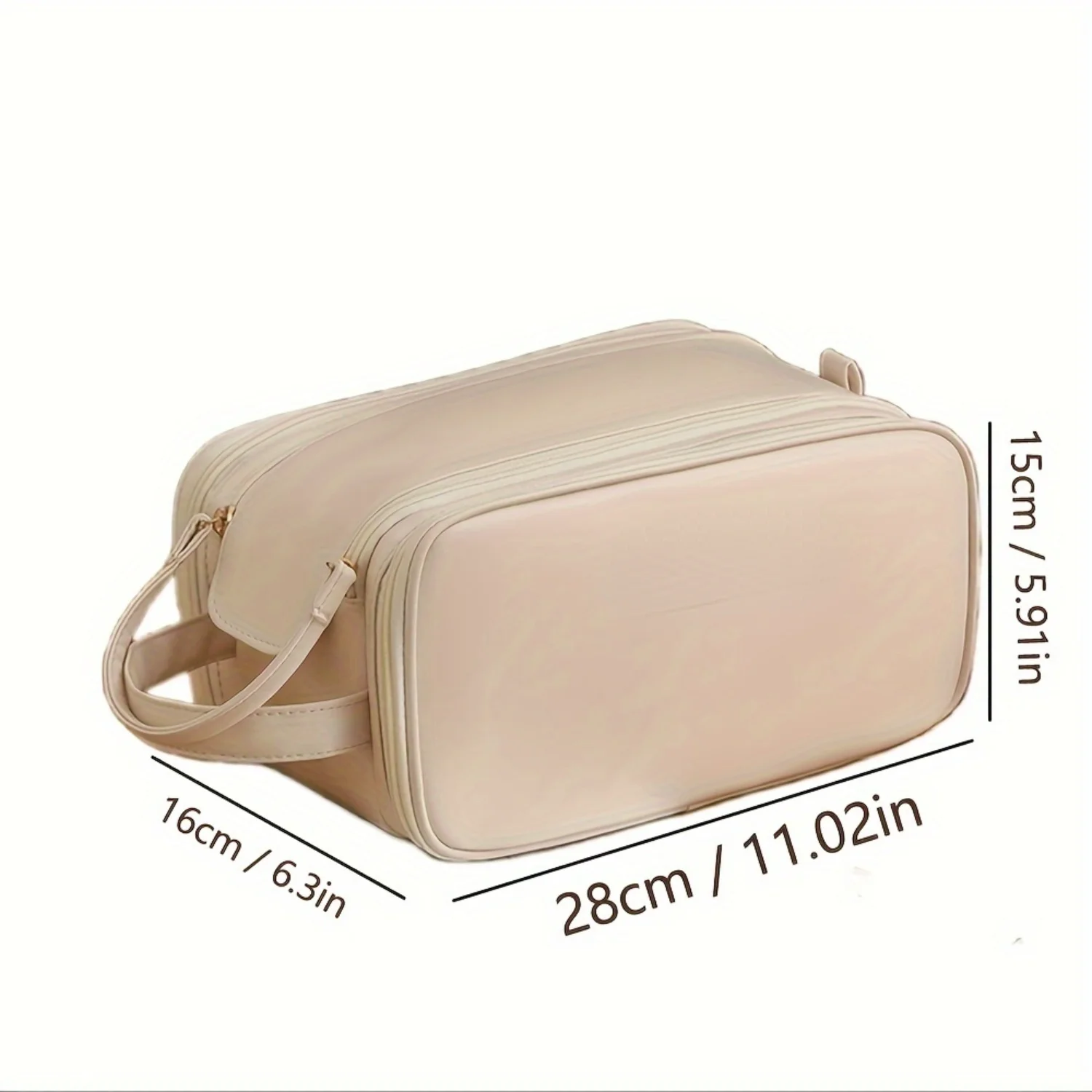 Waterproof Large-Capacity Cosmetic Bag  Sleek, Versatile Organizer with Durable Polyester Lining for All Beauty Basket organizer