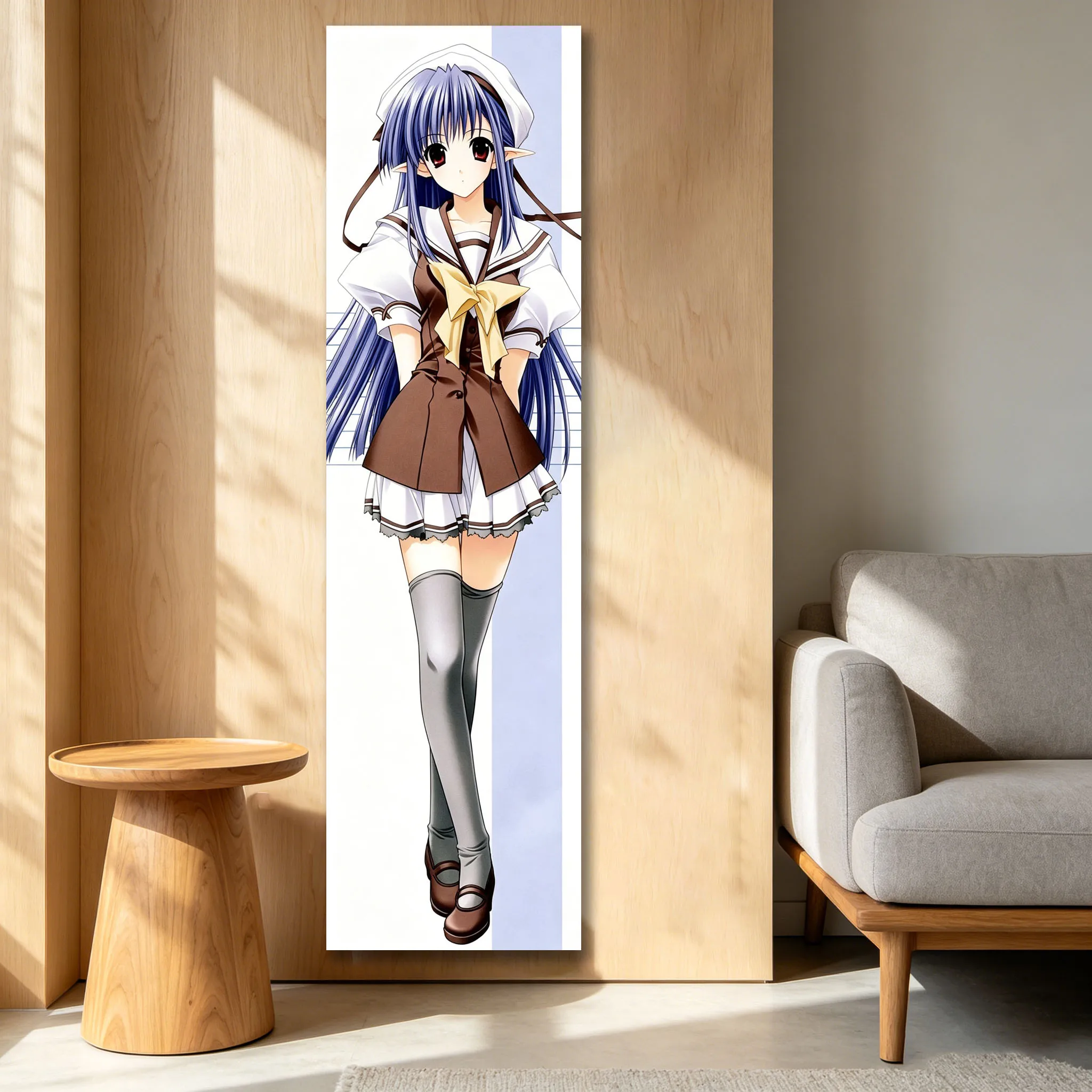 N-Nerine S-Shuffle Kawaii Tapestry Verbena College Uniform Anime Girl Large Long Tapestry Suitable For Bedroom Dorm Wall Decor