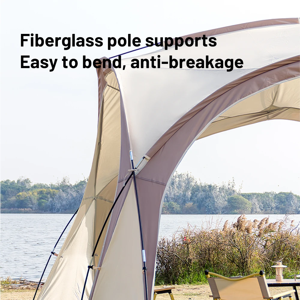 Sonuto Dome Canopy Large Tent Outdoor Extra Large Camping Awning Outdoor Sun Protection Hiking Rainproof Pavilion Anti-Mosquito image 5