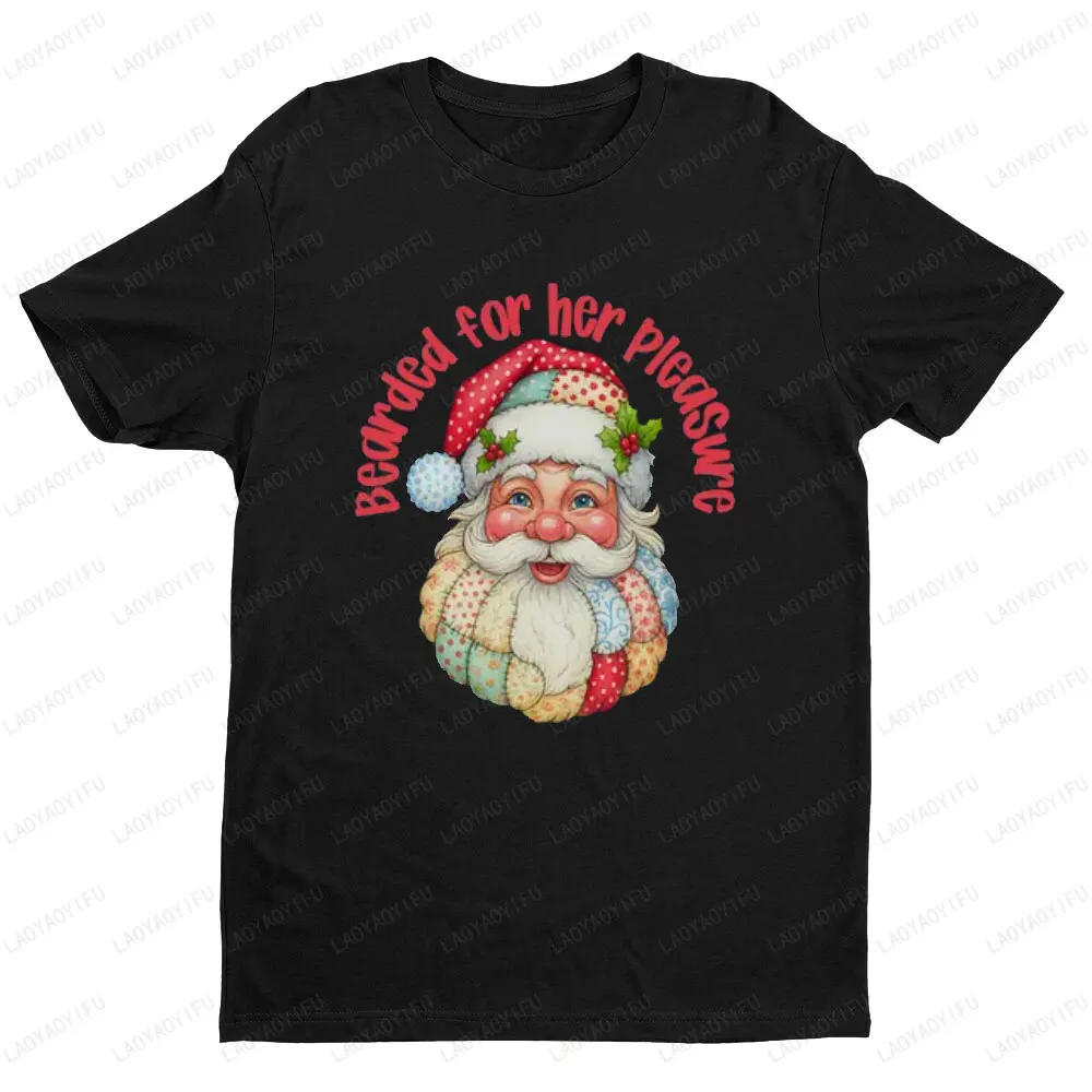 Funny Hoppy Christmas Festival SantaClaus Women Clothing T-Shirts Men Christmas Trees Graphic T Shirts Streetwear Tops Tee