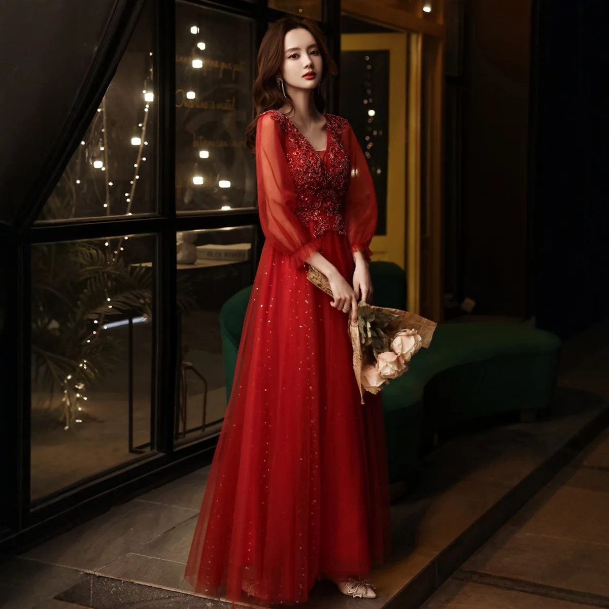 

Элегантное вечернее платье, легкое роскошное платье меньшинств, элитное женское платье 2025, новое элитное обручальное платье для церемонии для взрослых