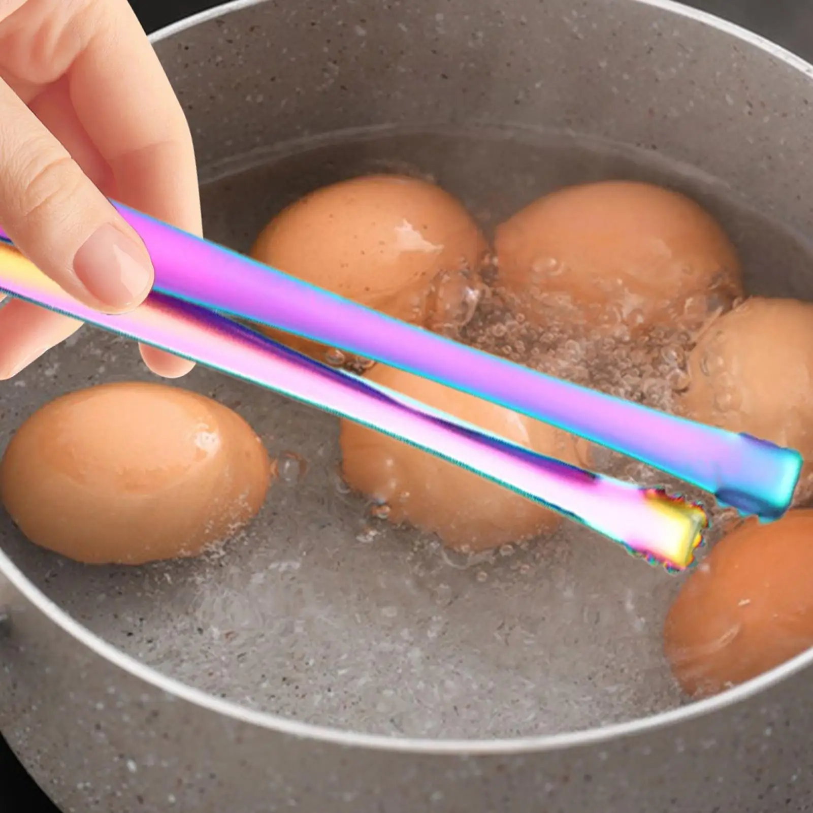 Chalaza Remover for Eggs Eggshell Fragment Removal Utensil Stainless Steel Tong Egg Chalaza Membrane Removal Tool for Kitchen