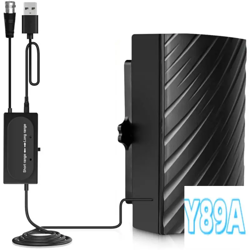 

GO-HDTV Antenna 25DBI High Gain Indoor 4K High Definition Digital TV Antenna Signal Amplifier Without Network Connection