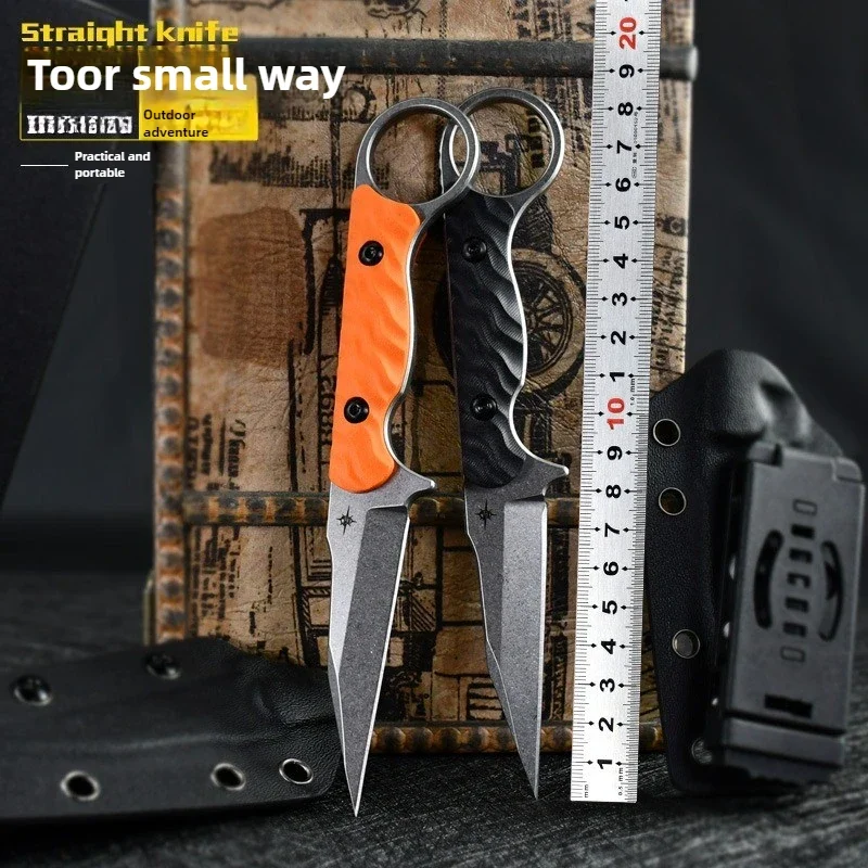 

Новый TOOR Тактический нож с фиксированным лезвием 440c, острый нож для резки, спасательный нож на открытом воздухе, EDC, охотничий нож для выживания с ножнами из кайдекса