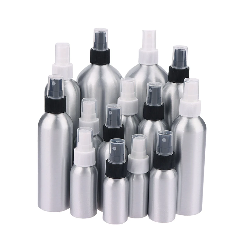 Sliver Empty Aluminum Spray Bottle Cosmetic Bottle Makeup Cosmetics Metal Atomizer Bottle Environmentally Friendly