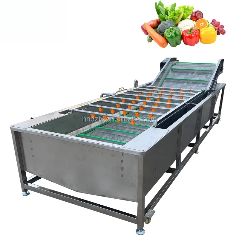 High-pressure Water Impact Industrial Cleaning Machine Motor 1100W 110V-415V for Cabbage Rambutan Broccoli Bitter Leaf