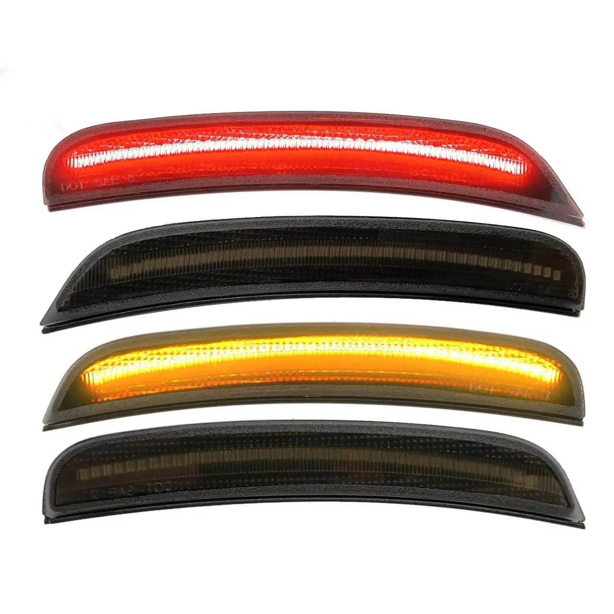 Światła obrysowe boczne LED przód tył do Dodge Charger 2015 2016 2017 2018 2019 2020 2021 2022 2023 Lampy błotnikowe samochodowe — 2
