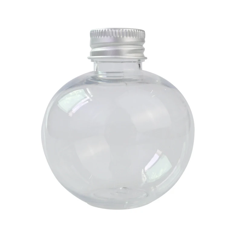 Plastic Juice Bottle Plastic Cookie Jars With Lids Food Storage Container Wide Mouth Jar Reusable Cookie Container
