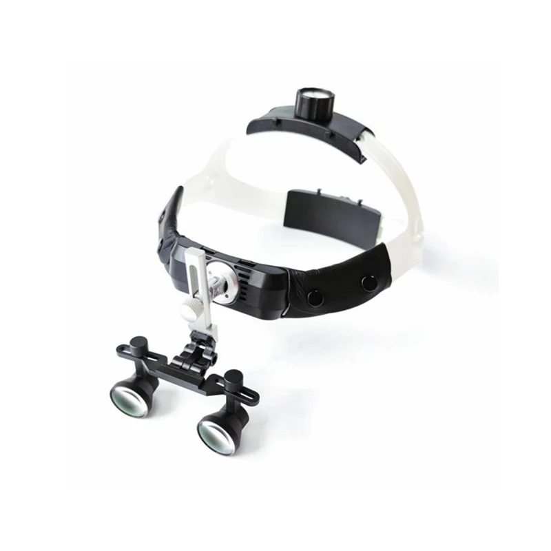 MICARE 21BPH Head Loup 2.5X Surgical Loupes Microsurgery Glasses Headband for Dental Veterinary Magnifier