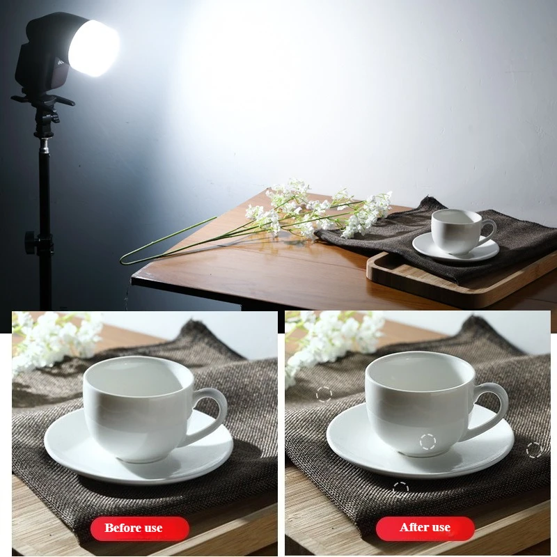 Flash Series Round Head Flash Soft Light Box Camera Flash Diffuser Bounce Dome Light Set for Godox V1 V1Pro V100