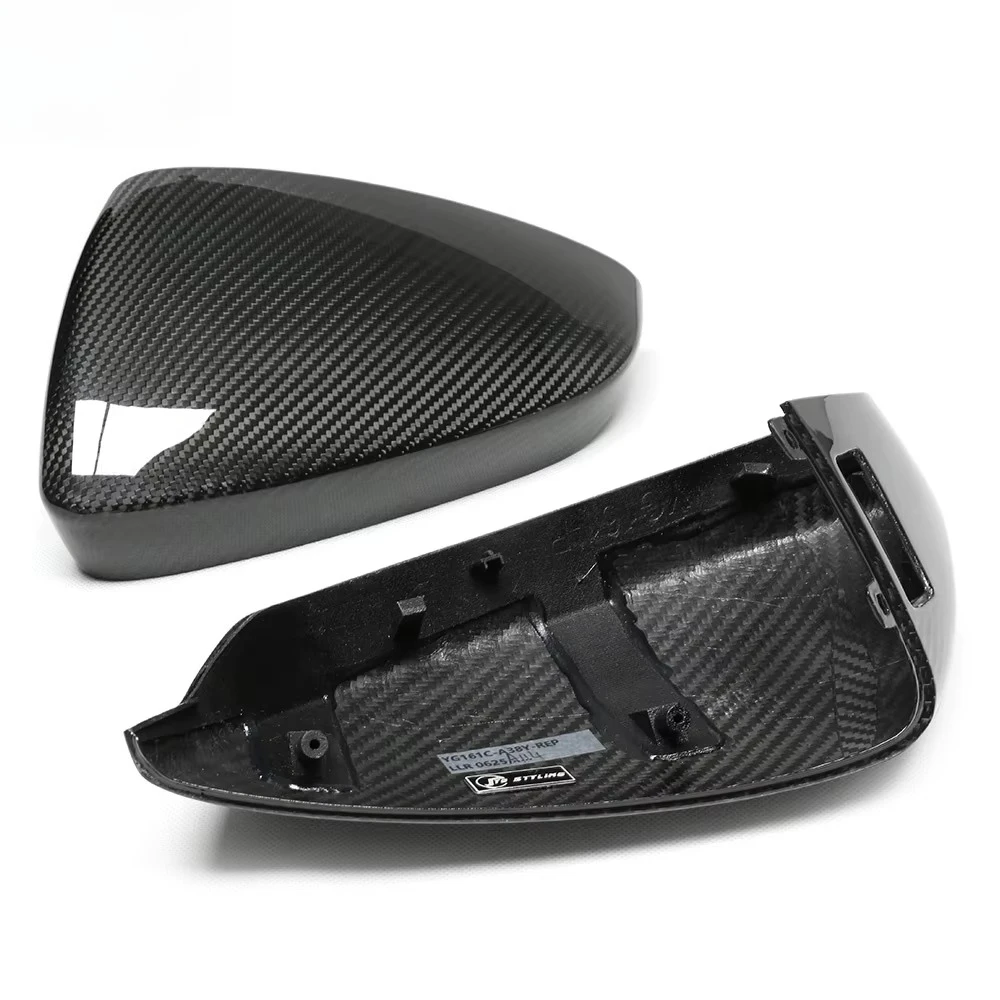 

A3 8Y сухие боковые зеркала из углеродного волокна для Audi A3 S3 RS3 2021+ W/Lane Assist, настоящий тип замены