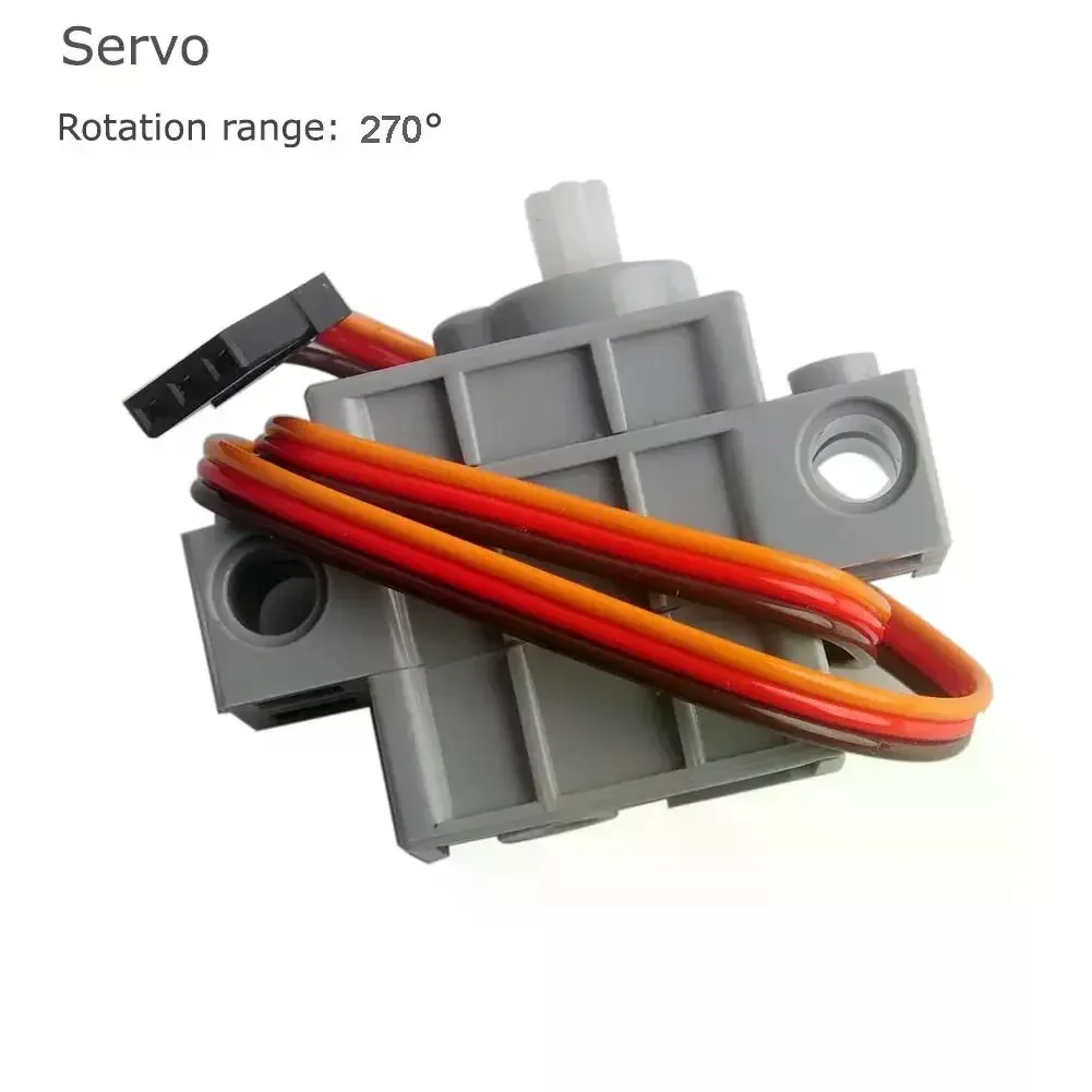 Multiple Combination Sets Servo Blocks Motor Rotation 270/360 Degree Servo For Moc Robot Smart Car DIY Model Bricks Power Parts