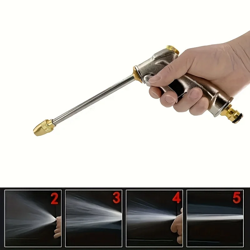 

High Pressure Washer Gun, Adjustable Spray Nozzle Wand for Car Wash, Garden Watering, Cleaning