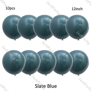 レトロコーヒーブラウンベージュバルーンセージグリーンダスティピンクブルーバルーン装飾ウェディングボーホンバースデーパーティーベビーシャワージェンダーリリース 8ベストセールスダスティブルーの結婚式の装飾-8