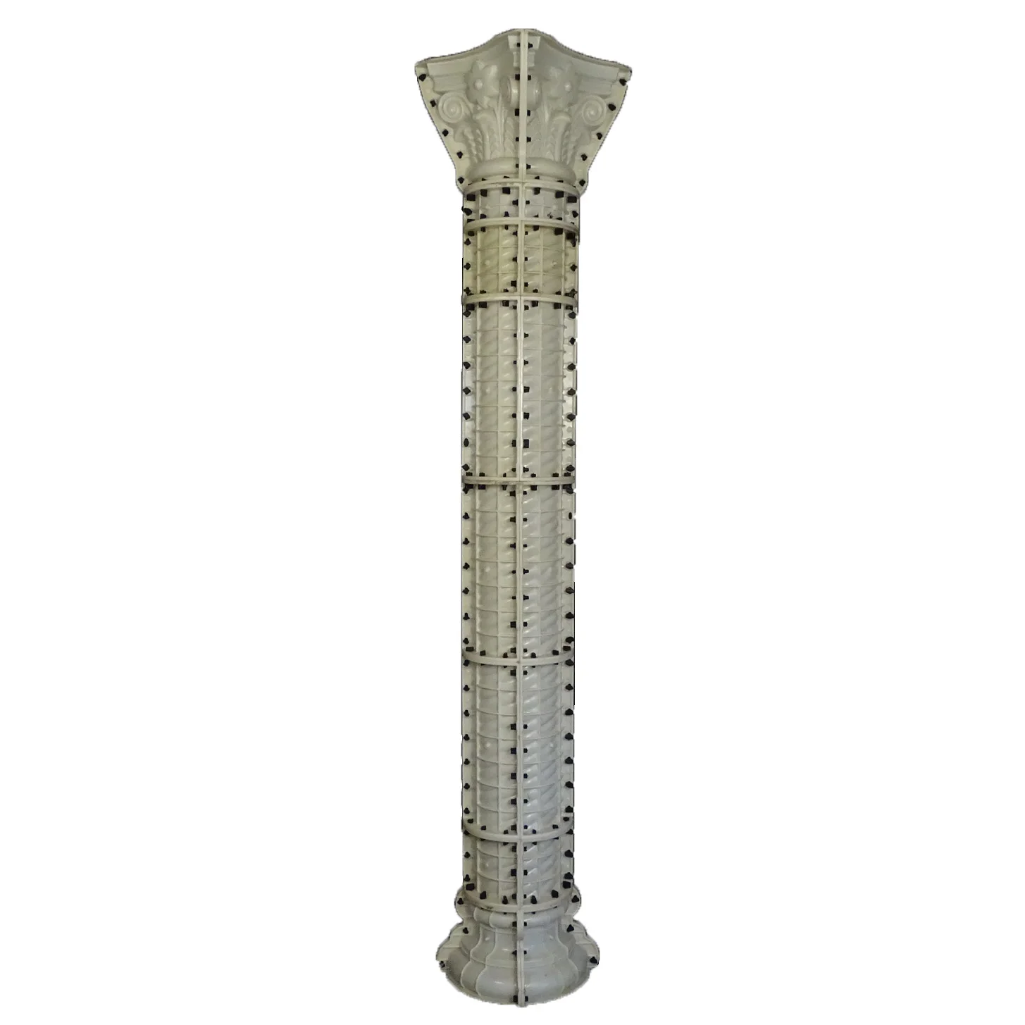 

Cylindrical Threaded Spiral Wedding Celebration Party Decoration Reusable Mold 25cm/9.84in Base Flower Stand Plaster Concrete Mo