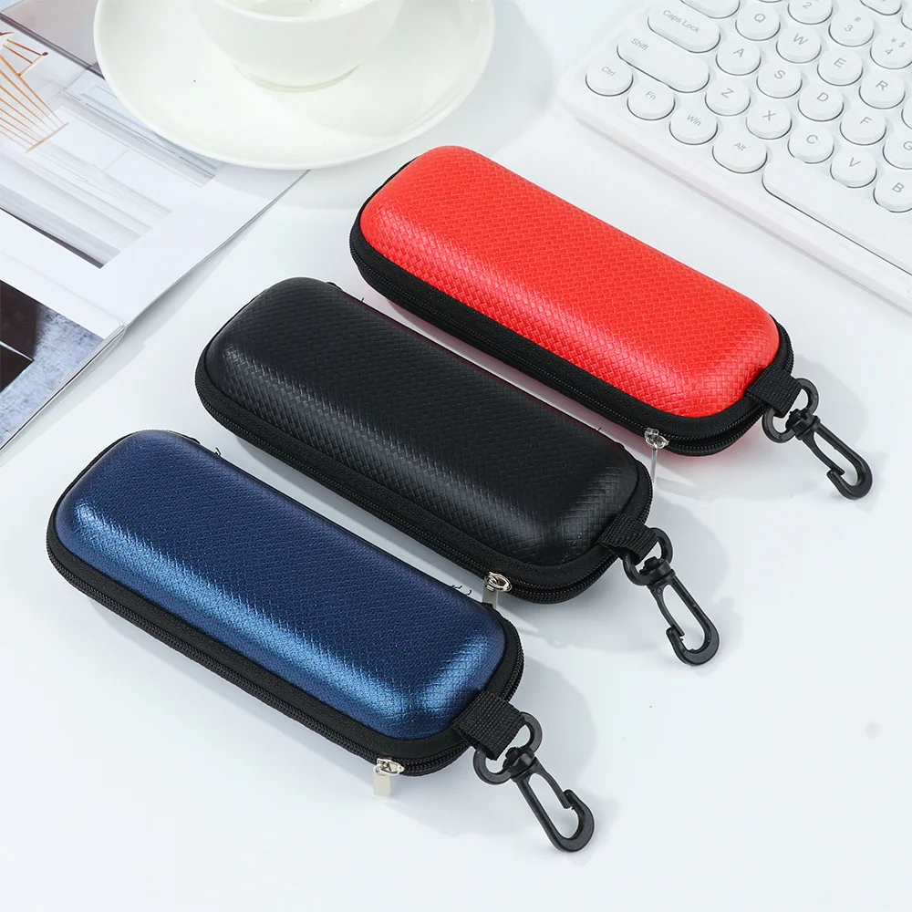 Fashion Portable Hard Glasses Box Sunglasses Reading Spectacle Carry Bag Travel Pack Pouch Zipper Case EVA Eyewear Accessories