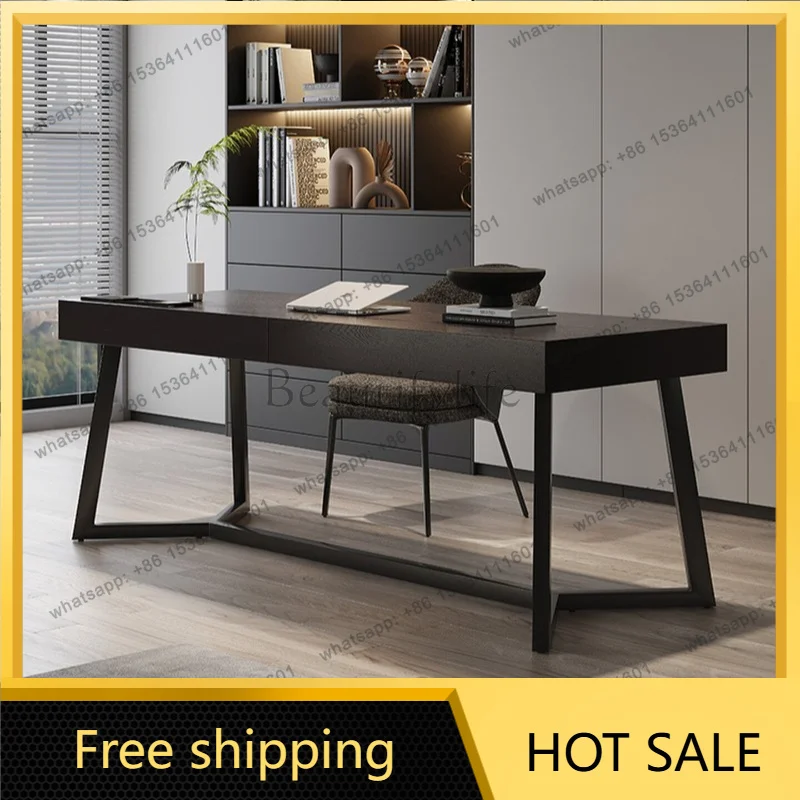 XX. Italian minimalist desk home desk living room sofa back writing desk