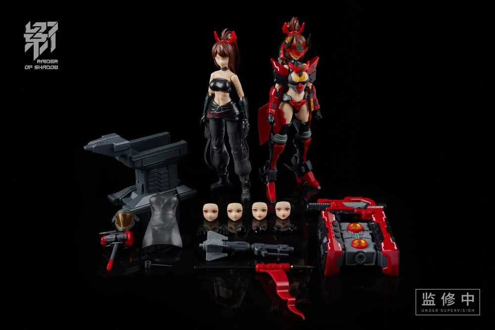 CLUB cómico en STOCK marco brazos chica Raider Of Shadow RS-02 OX RS02 de MS GENERAL montaje acción Robot juguetes figura