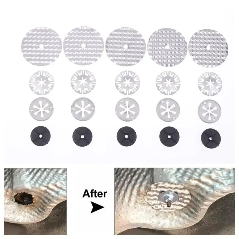 

Premium Grade 20/25Pcs Heat Protection Plate Heat Panel Washer Attachment Repair Kit Tighten Gasket Heat Panel Repair Set