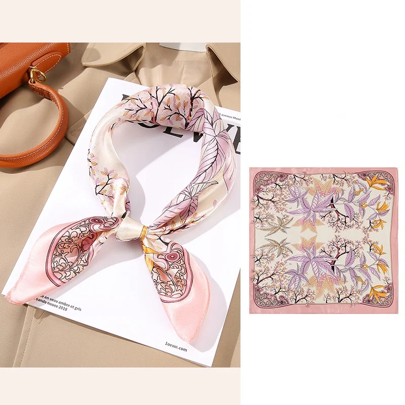 Spring and summer silkworm silk headband women's silk fashionable hair scarf