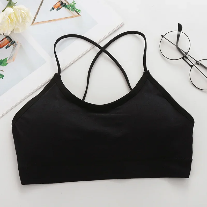 Women Cross Strap Sports Bra Push Up Sport Bra Top Yoga Gym Crop Top Brassiere Fitness Top Sport Breathable Beauty Back Bras