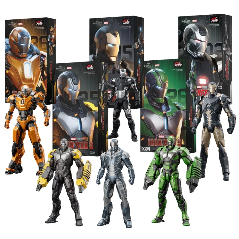 Image of ZD Giocattoli Iron Man MK35 rosso Snapper Action Figure Iron Man Mk41 Mk47 Carro Armato MK24 MK22 1/10 Bilancia Iron Man Collezioni Regalo cod004