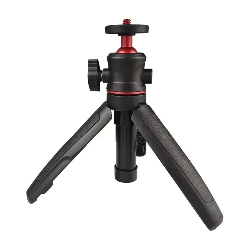 SQPP-Mini trípode de escritorio soporte de fotografía portátil con cabeza de bola Flexible montaje de tornillo de 1/4 pulgadas para Gopro Pocket 3