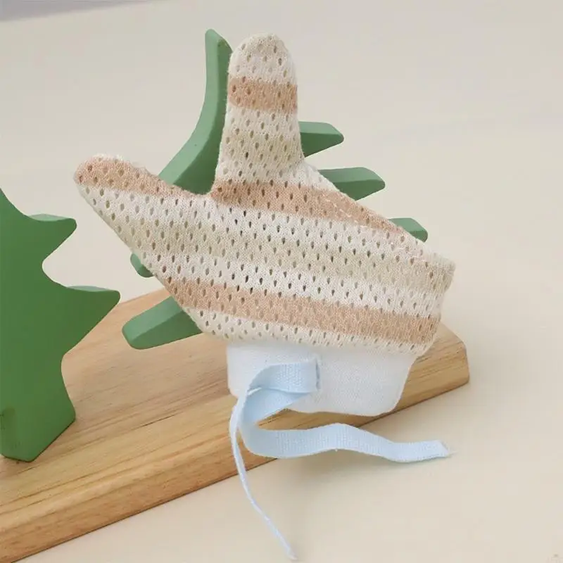 واقيات أصابع الأطفال المصنوعة من القطن الناعم A5YC تمنع قضم الأظافر وملاءمة آمنة وقابلة للتعديل