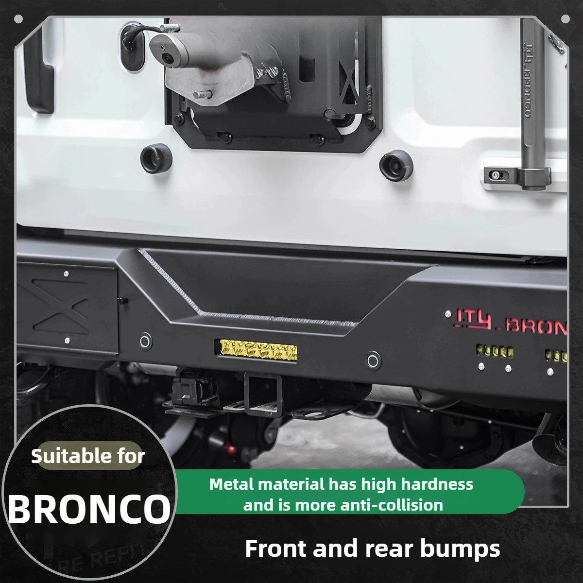 

TOP Rear Bumper BRONCO Is Suitable for Off-road Modification Products