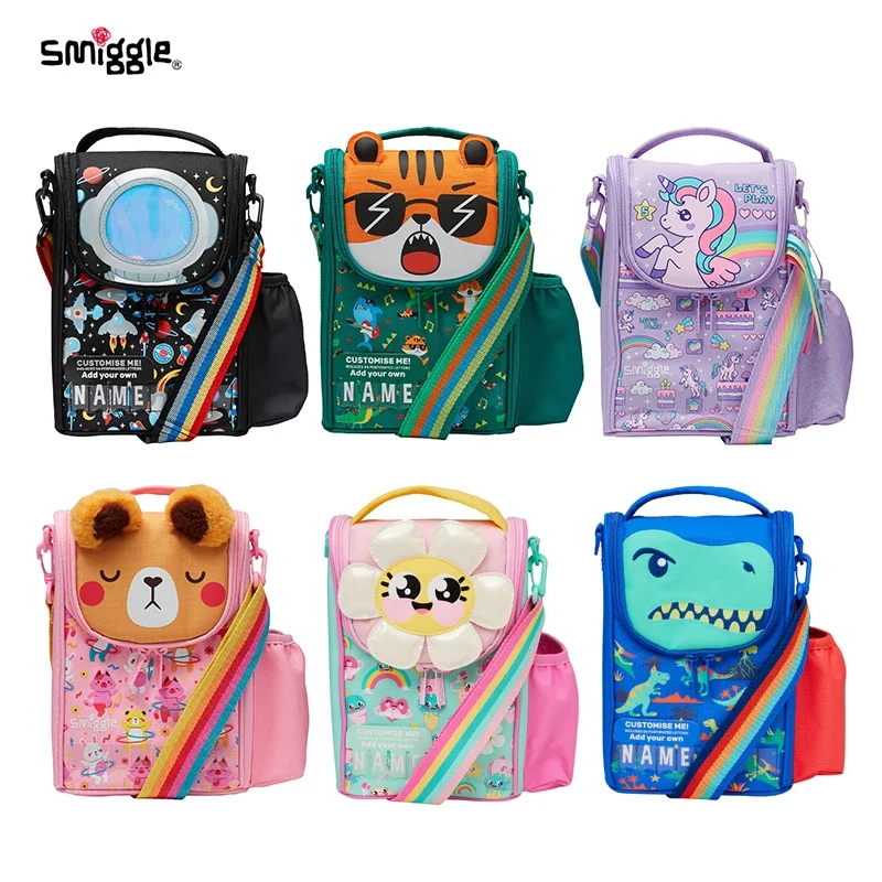 Australian Smiggle Meal Bag Lightweight And Large Capacity Insulation Primary School Student Multi Functional Waterproof Diagona