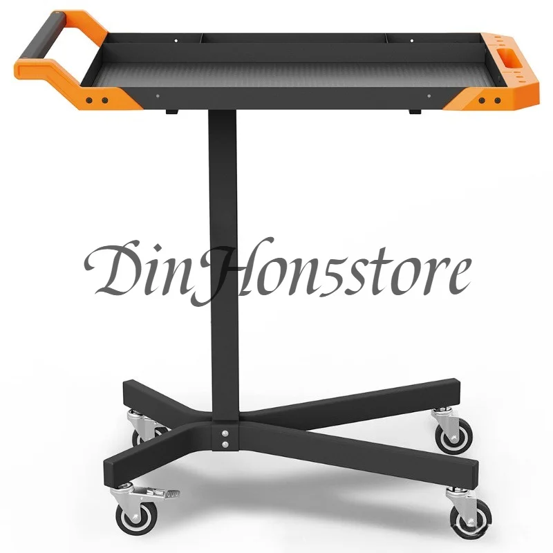 Adjustable height movable workbench car repair tool cart