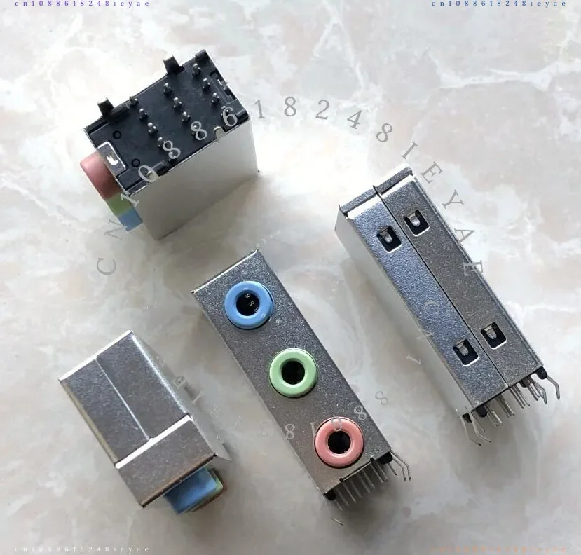 

Brand New, Desktop Pcb Main Board 3 Holes, Blue-green Audio Earphone Slot Socket 13 Pins