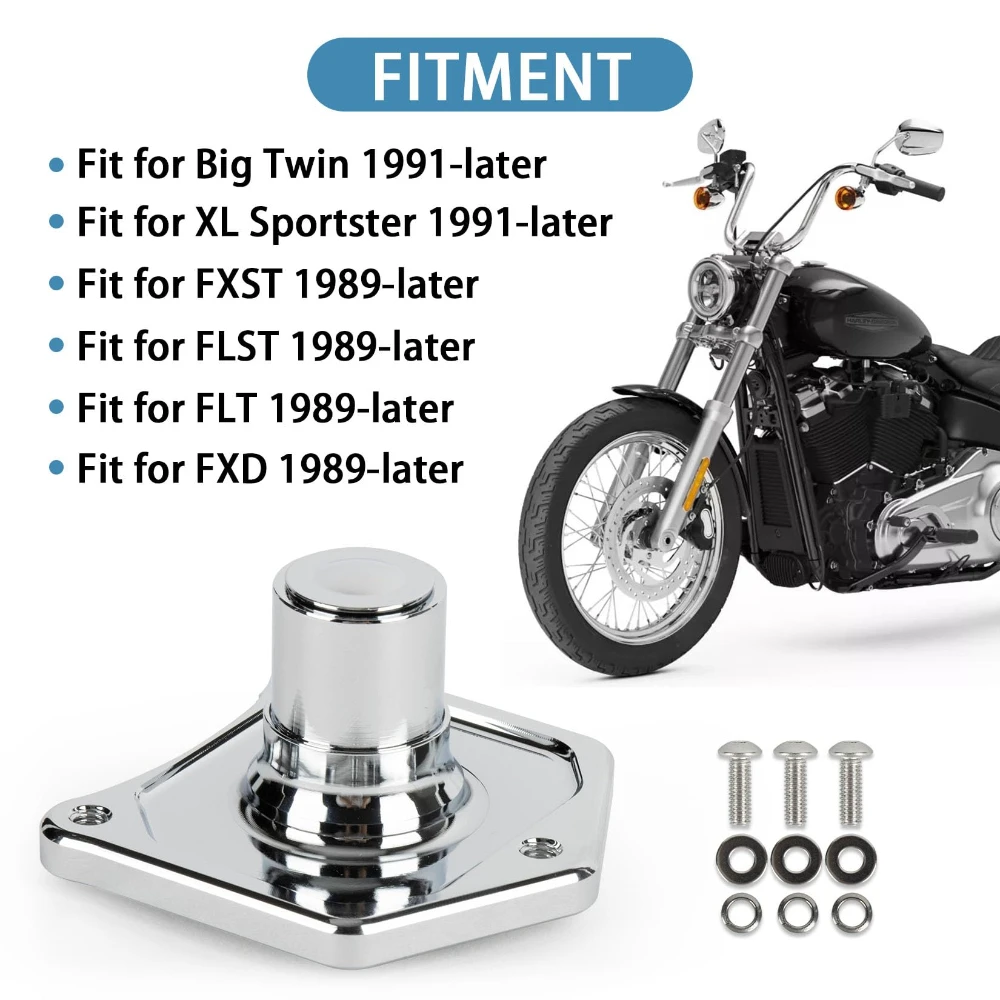 Motorcycle Starter Solenoid Housing Switch Cover Push Button For Harley Big Twin Softail Dyna Sportster Touring 1991-2021