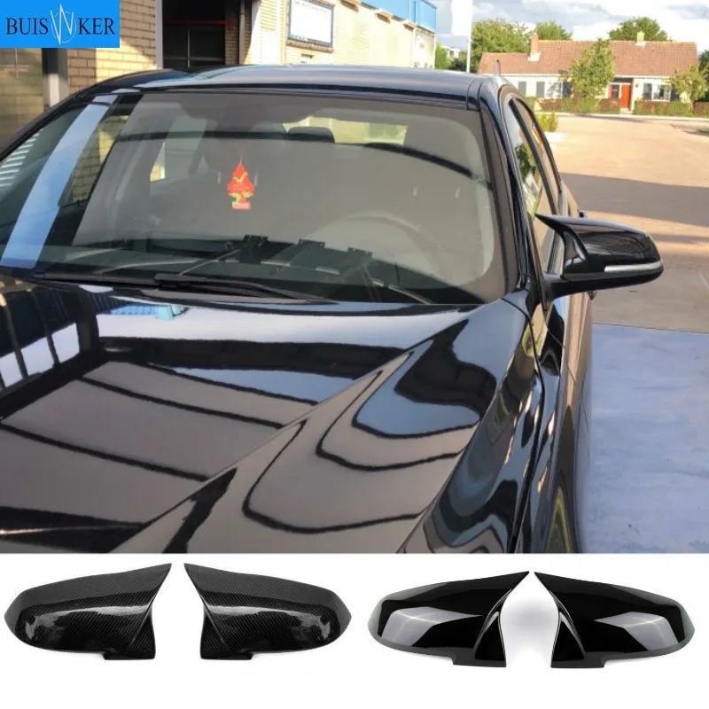 

For BMW 1 2 3 4 Series F20 F30 F31 F32 F36 2012 - UP 320i 328i 330d 335i M3 M4 Look Replacement style Carbon Fiber Mirror Cover