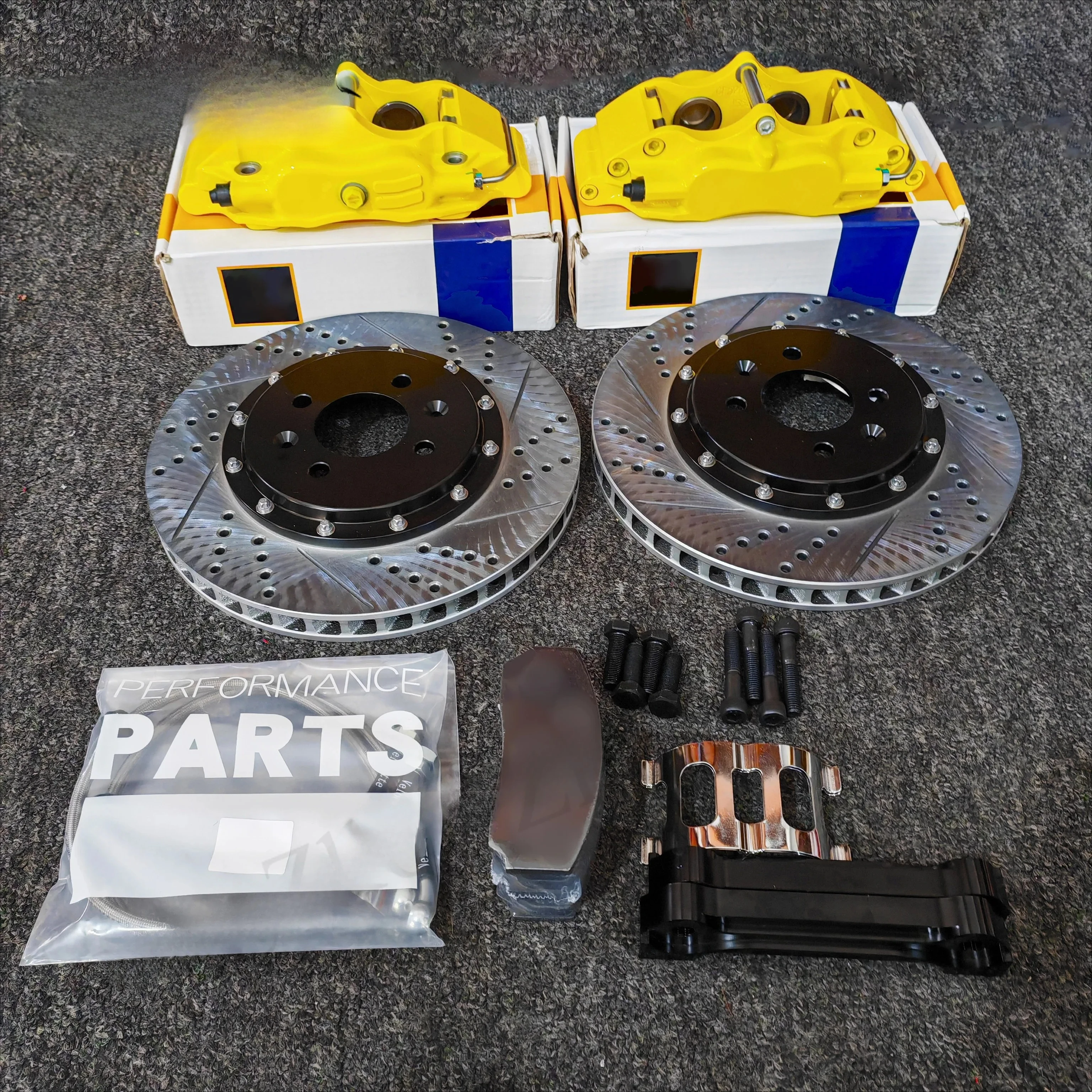 4 Piston Refit Big Brake Kit For 15 16 17 Inch 285 300mm Disc ISUZU Dmax Honda Fit GK5 GE8