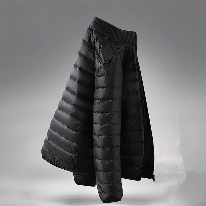 

Lightweight down Cotton Jaet Men's 2025 New Autumn Winter Stand Collar Winter Clothes Outerwear Youth Faion Casual