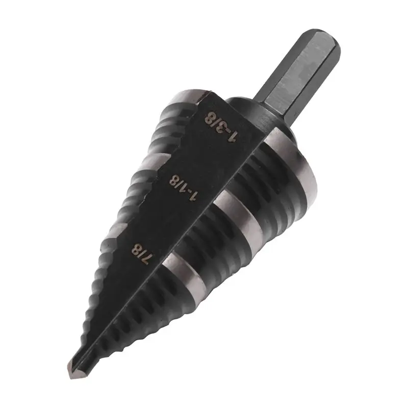 Y51A-Multiple Hole Saw Bits Plastic Wood Cone Drill Bits Drilling Step Drill Bit Drill