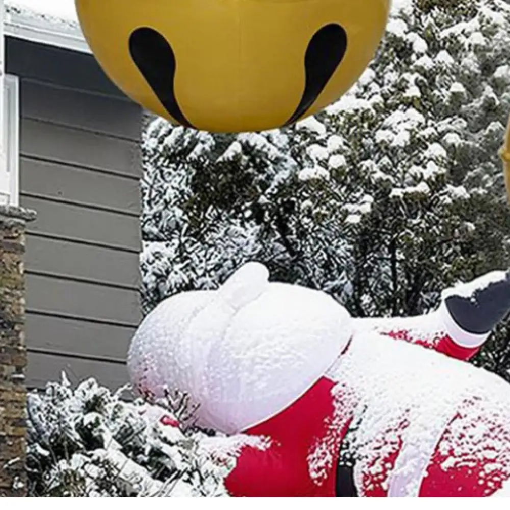 

Рождественский надувной декоративный шар из ПВХ, гигантские большие шары, украшения для рождественской елки, игрушечный шар без света, шары с орнаментом