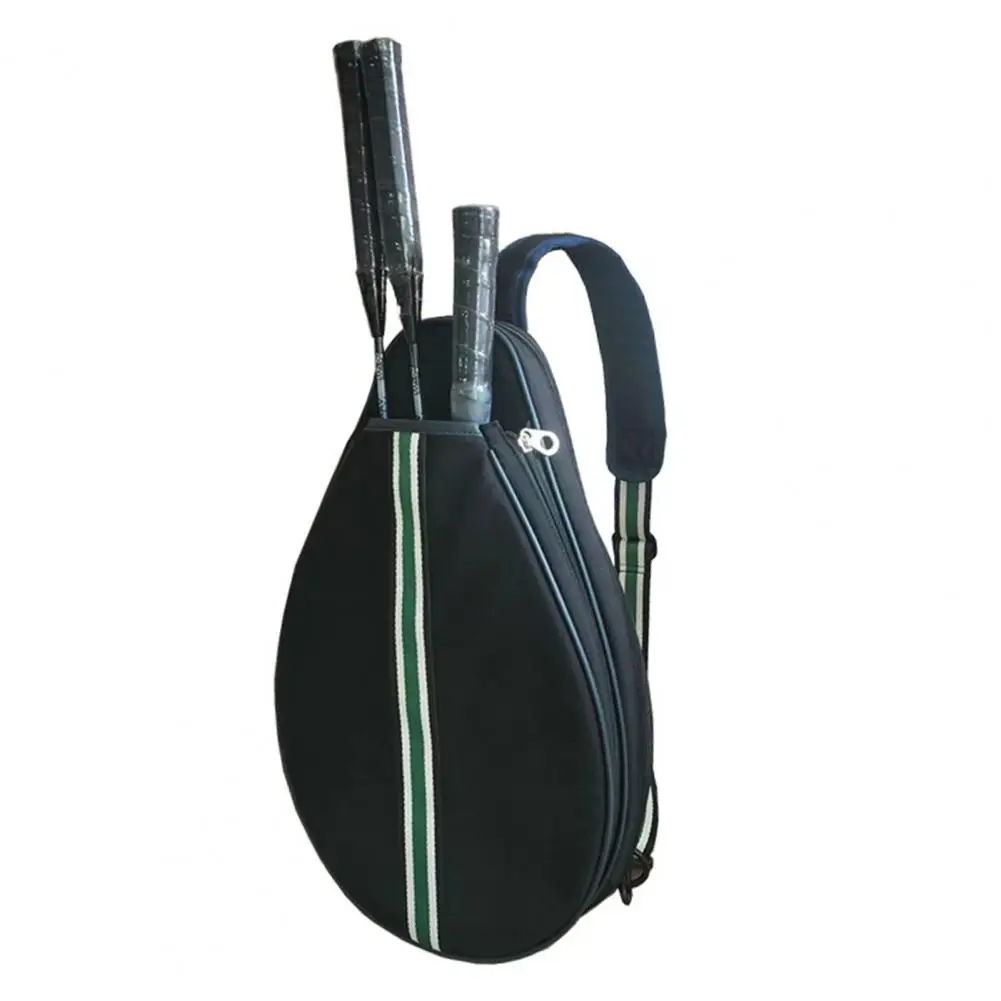 Oxford Cloth Tennis Bag Capacity Waterproof Tennis Sling Backpack for Rackets Crossbody Bag for Pickleball Badminton