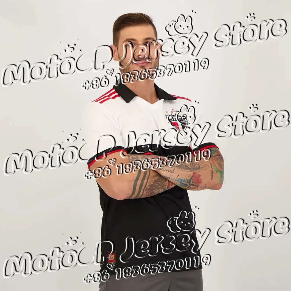 

Moto New Arrivals Men's POLO Shirt Brazil Morumbi District Sao Paulo Home Football Jersey Summer Kids/Adults Universal Size Tops
