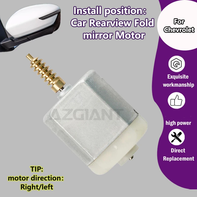 

AZGIANT FC260SD16200 Car Power Exterior Folding Mirrors right left Motor For Chevrolet Epica MK2/Tosca/Equinox/Venture FC-260SD