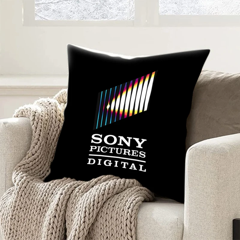 Square pillow bedroom sofa leisure comfortable pillow car living room Sony LOGO Game camera brand Fashion pillowcase Home Decor