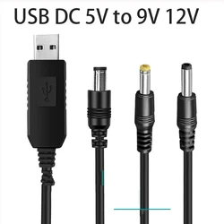 USB power boost line DC 5V to 9V 12V Step UP Module USB Converter Adapter Cable wire 5.5*2.1/5.5*2.5/4.0*1.7/3.5*1.35mm Plug