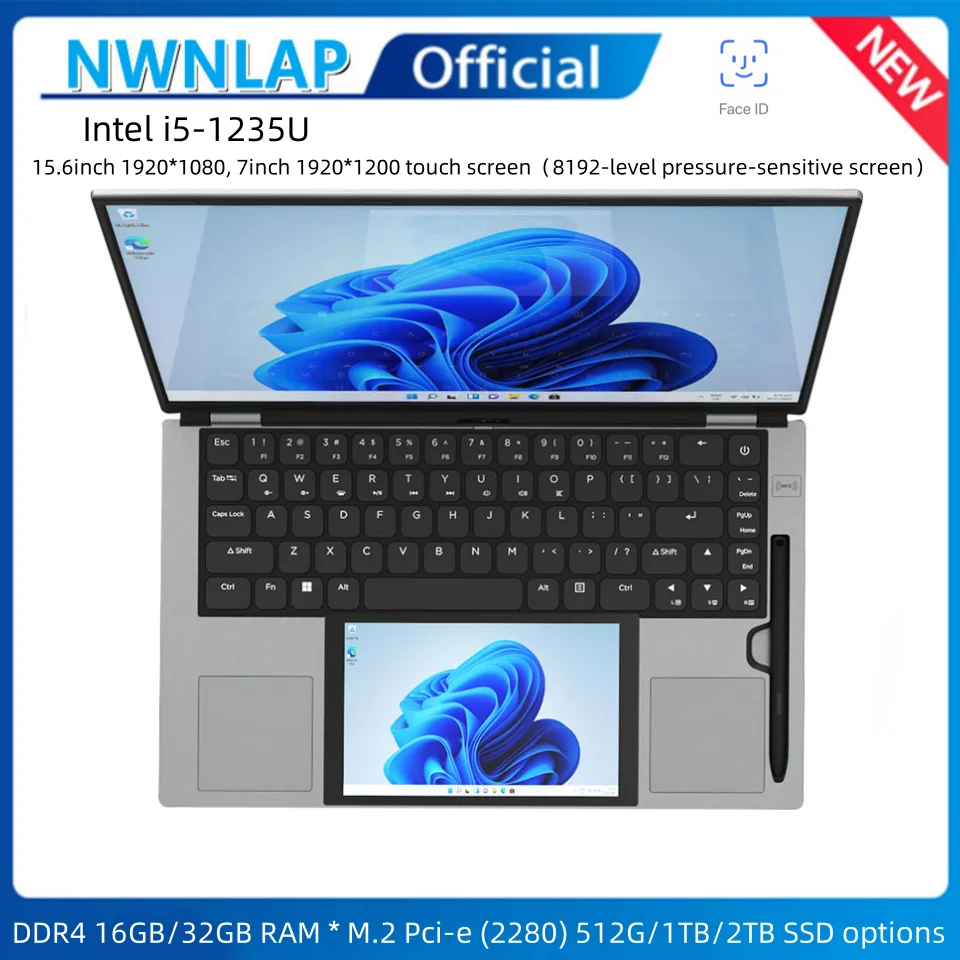 Gaming Keyboard 2026 - Laptop Layar Ganda 2026 dengan Layar